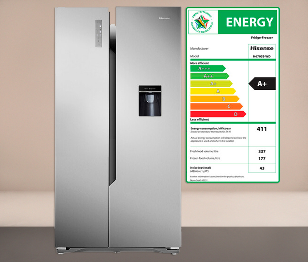 Hisense H670SIWD (Side By Side) Refri Kupatana