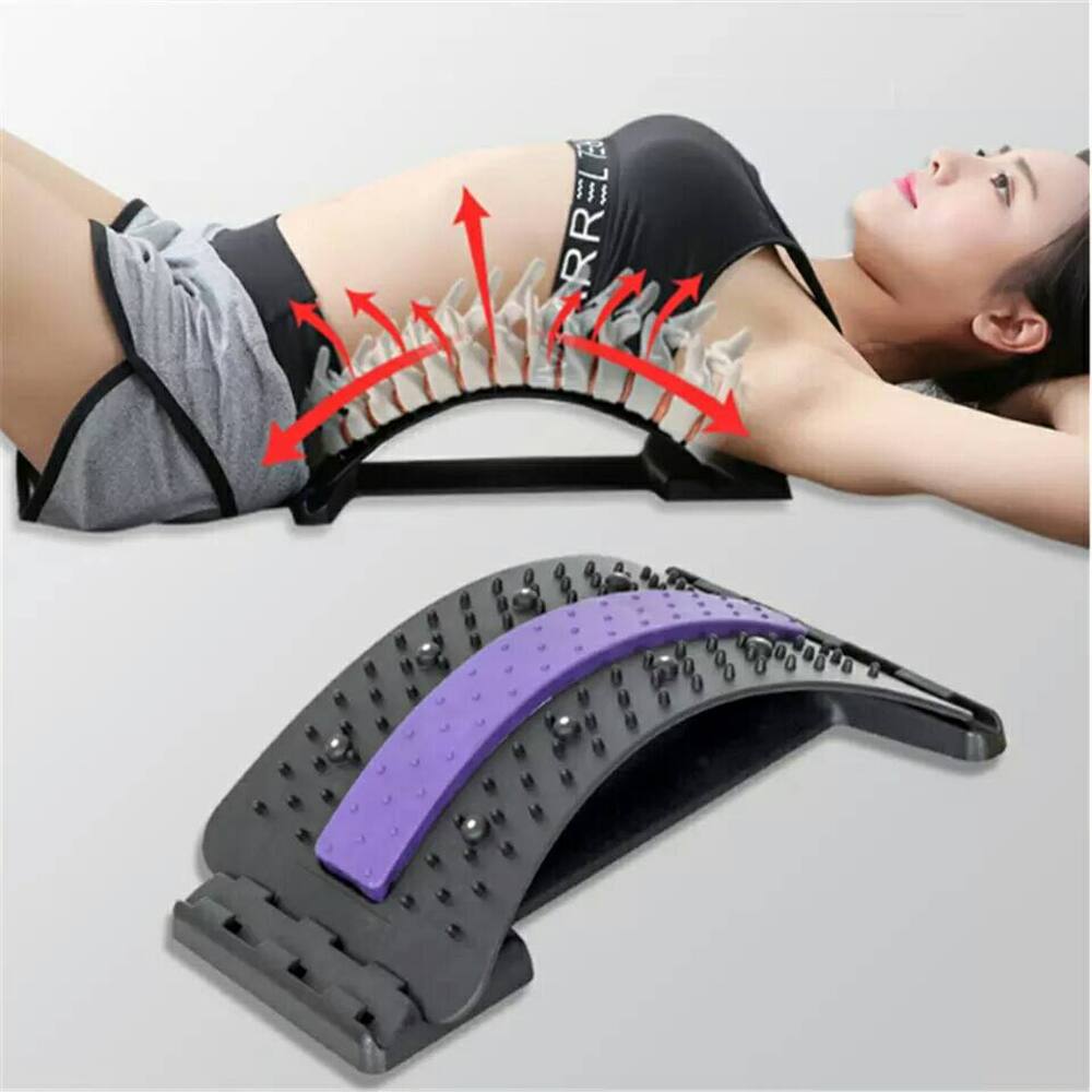 Back Tool - Back Stretching Device, Back Massager Lumbar Support Back Pain  Muscle Pain Relief