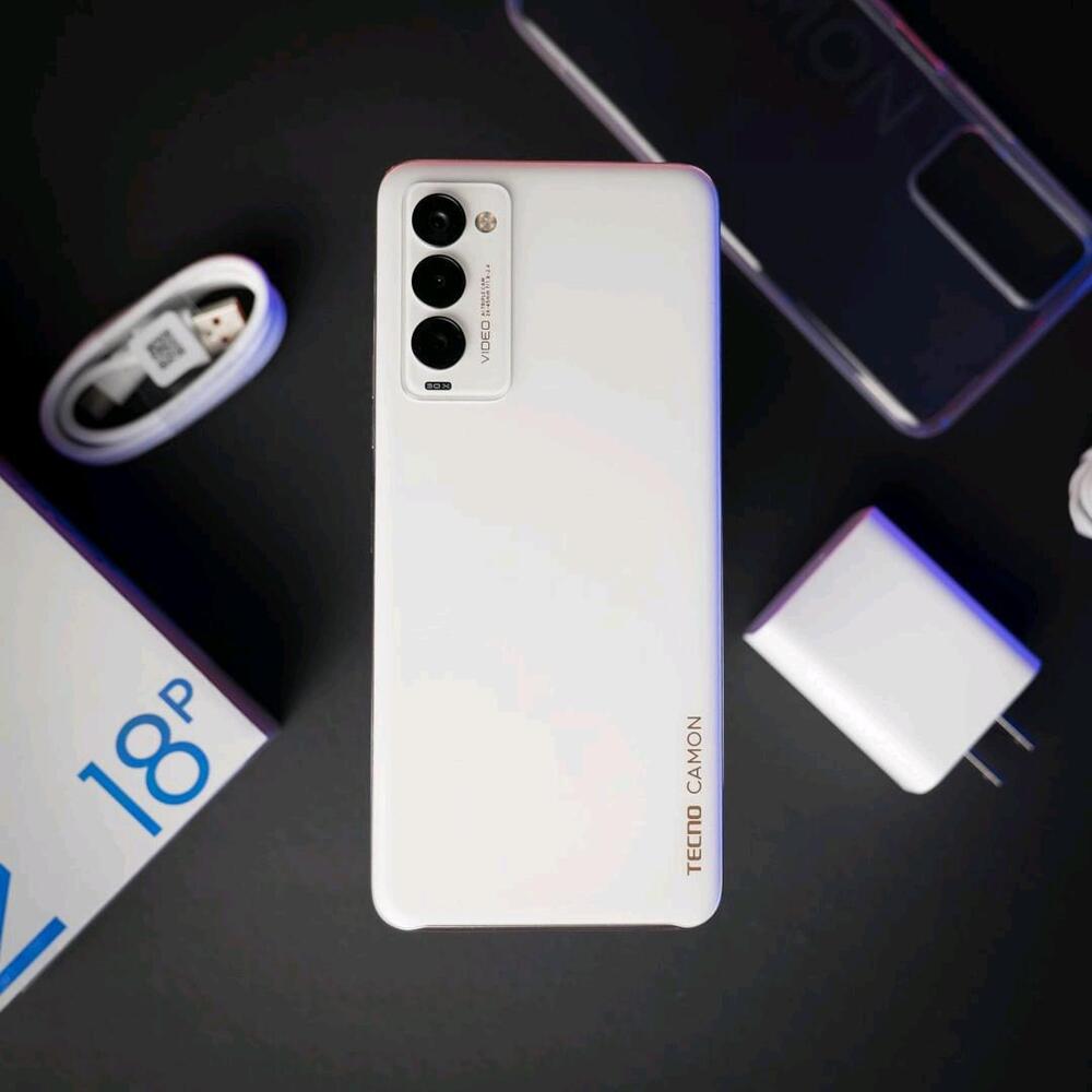 camon 18p white colour