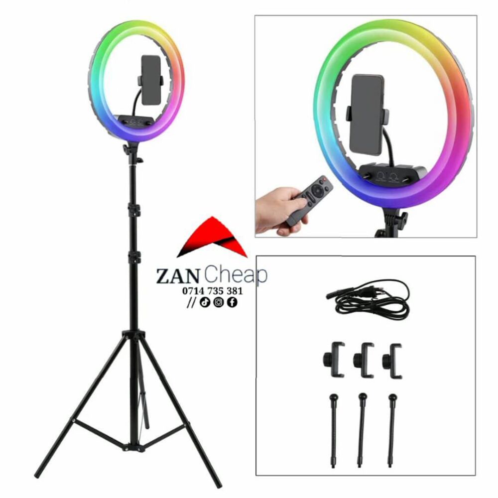 Shop Quboo Selfie Ring Light with Tripod for Photography 18 inch | Dragon  Mart UAE