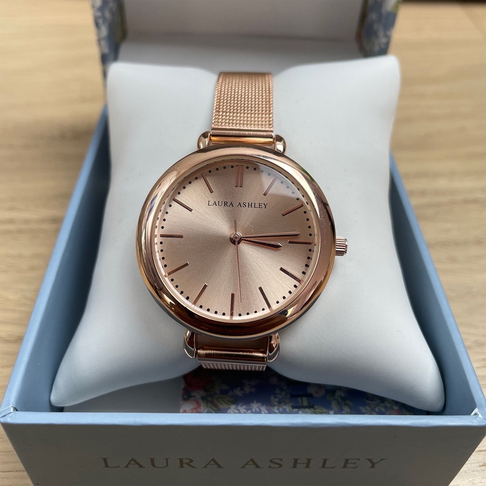 Laura ashley gold on sale watch