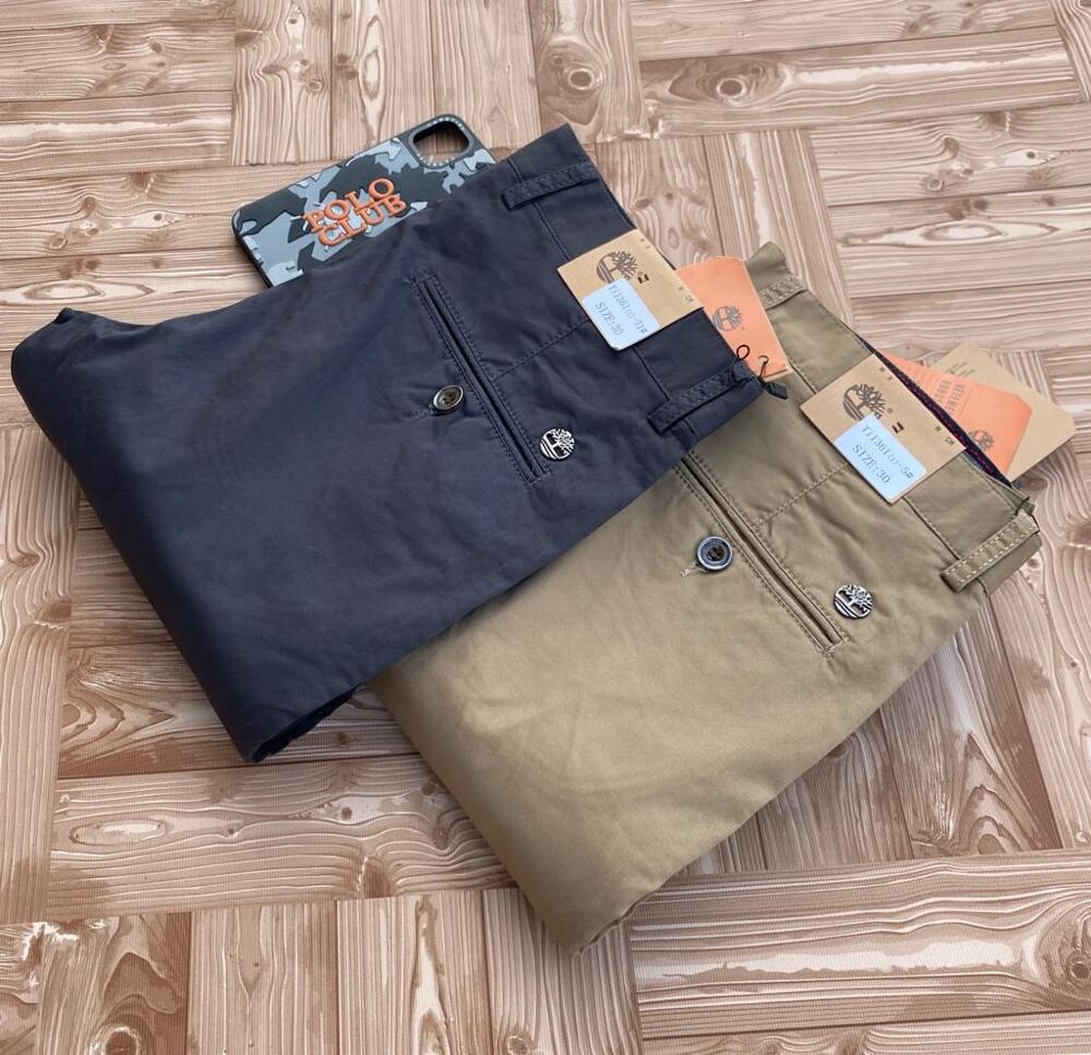 Timberland Pants Mens 38x28 Brown Khaki 100% Cotton Flat Front Casual  Trousers | eBay