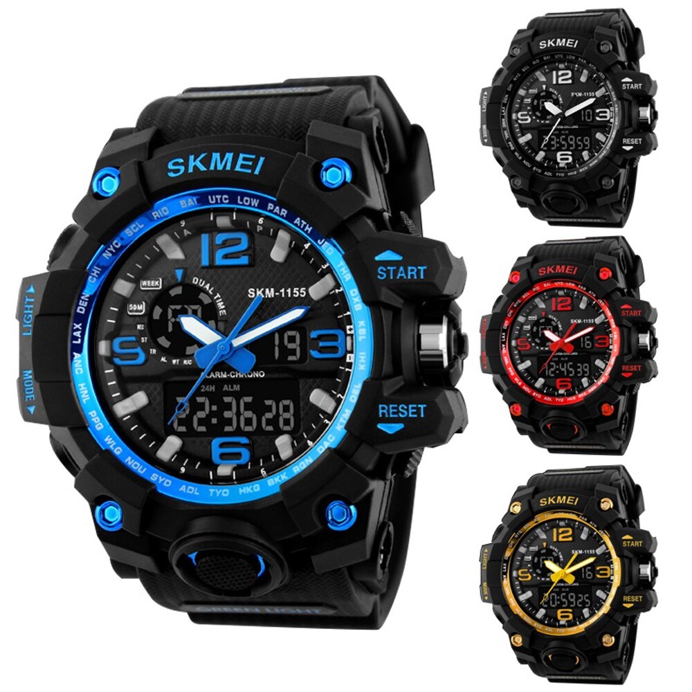 fcity.in - Ssport 1155 Skmei Watch For Men Black / Elite Men Analog Watches