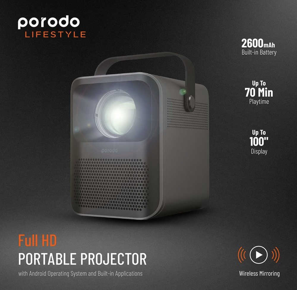 Porodo Portable Projector Kupatana