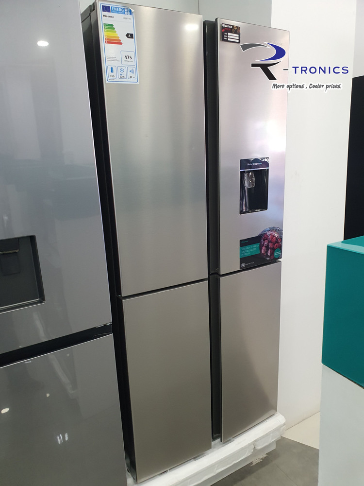 hisense 392lt 4 door fridge h520fi wd