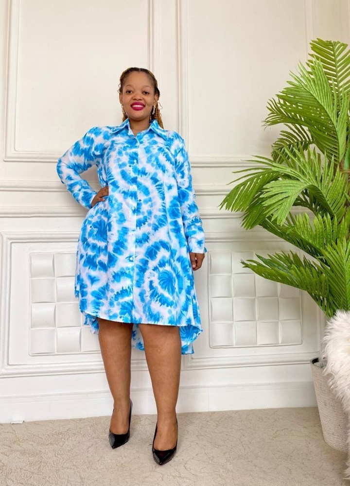 Middle-aged Plus Size Loose Dress | African dress, Long white maxi dress,  African dresses for women