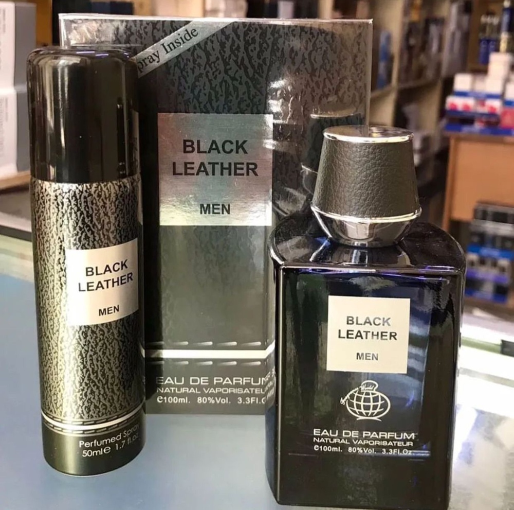 Black discount leather parfum