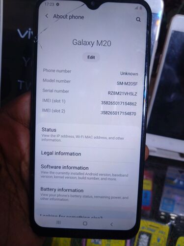 Samsung M20 kitonga