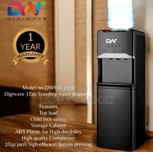 Water dispenser with cabinet 