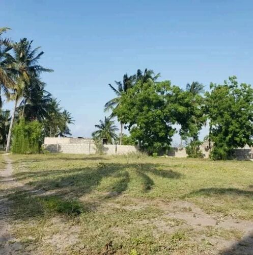 BEACH PLOT  FOR SALE MAWENI/ 