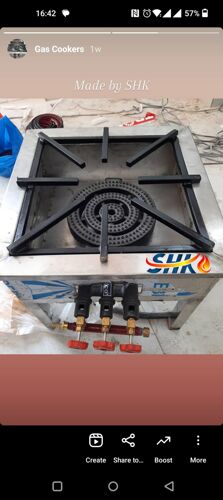 4way burner floor cooker