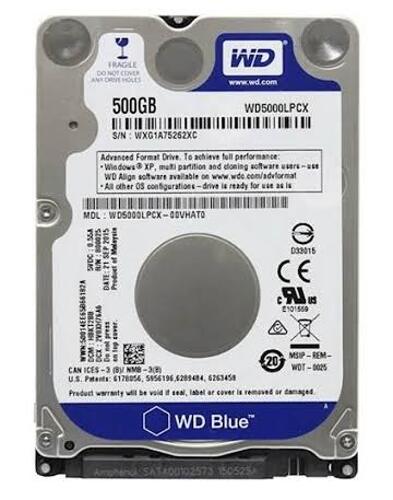 500 GB hdd laptop 