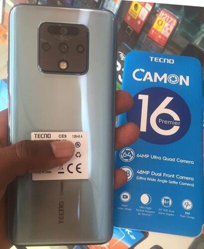 Tecno cammon premier GB128 new