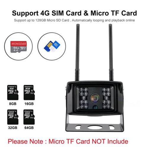 Simcard  Vehicle 4g security camera