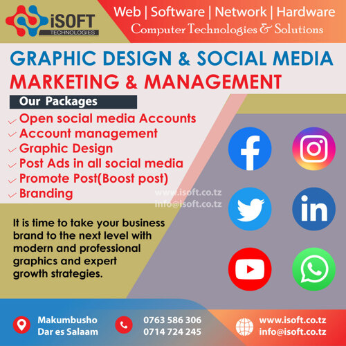 Social media management and graphic Design
