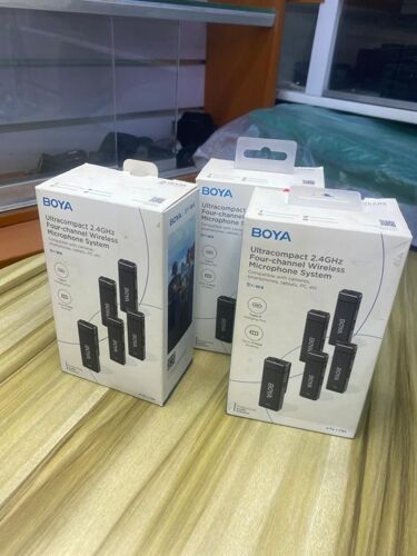 BOYA four channel wireless mic