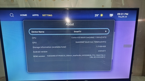 AliTOP Smart TV 32"