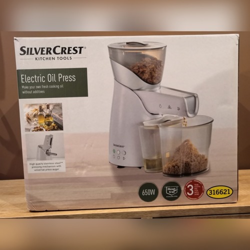 silver crest press oil machine