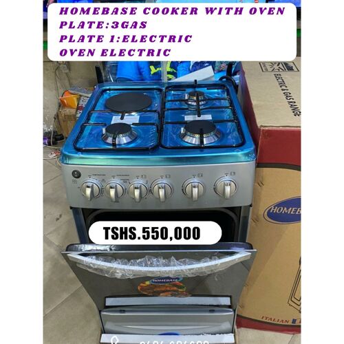 Homebase cooker with oven 