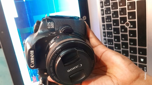 CAMERA 60D NA LENS YA 50MM