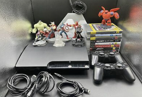 SONY PlayStation 3 Bundle Console And 6 Games Mixed Genres Collectable Gaming