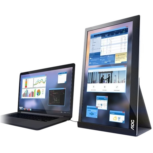 AOC I1601FWUX 15.6” USB C POWERED PORTABLE MONITOR