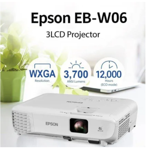 EPSON EB-W06-3700 lumens 