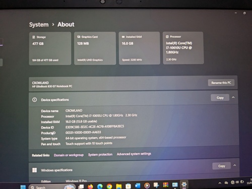 HP EliteBook 830 G7 