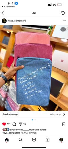 SLEEVE BAGS FOR LAPTOP 