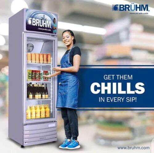 Bruhm showcase fridge 209 ltrs