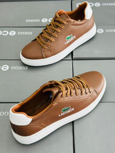 leather Lacoste sneakers