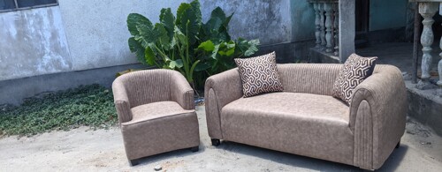 Half leather sofa set