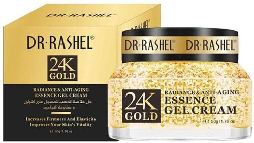 Dr Rashel 24K Gold Radiance and Anti-Aging Hyaluronic Acid Essence Gel Cream (50g)