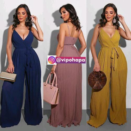 Elegant Spaghetti Strap Rompers Jumpsuit ?
