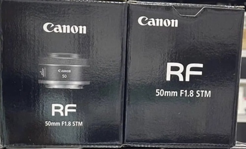 Canon Lens RF 50mm F1.8 STM
