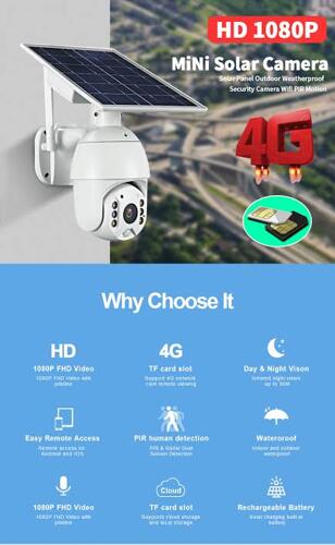 4G SOLAR PTZ CAMERA