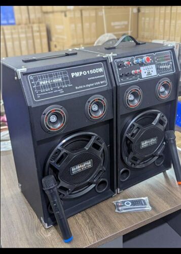 SPEAKER doble 2mic 1500W 