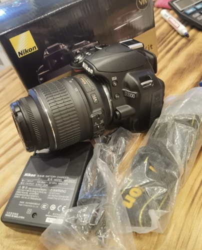 Nikon D3100, 14.2MP with VR 18-55mm Lens