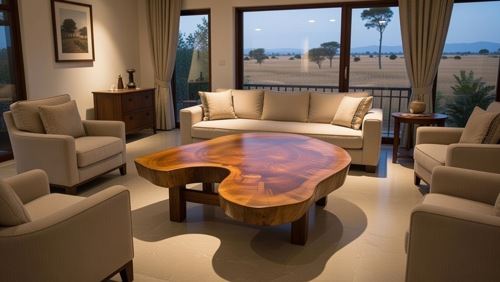 Coffee table wood meza 