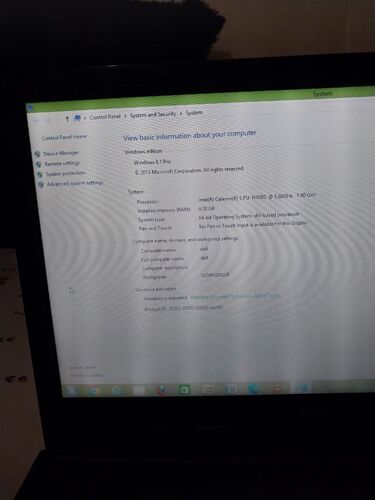 Dell laptop clean as a new