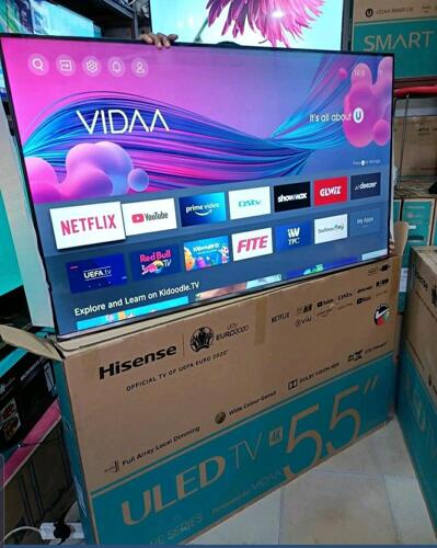 Hisence smart TV 55 inch with free TV guard