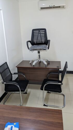 Full set office table and chai