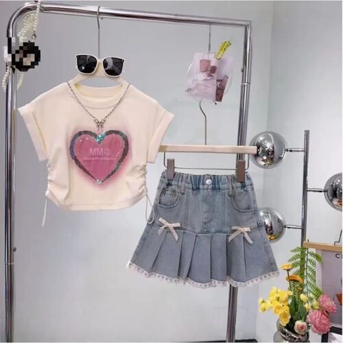 Toto JEANS SKIRT & BLOUSE