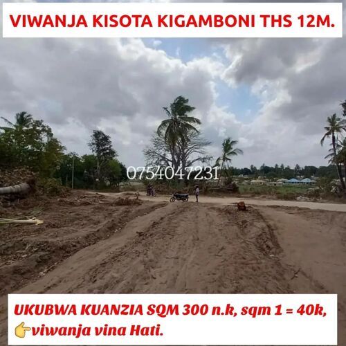 Viwanja kigamboni Kisota,