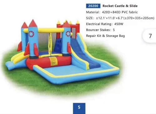 Rocket Castle & Slide