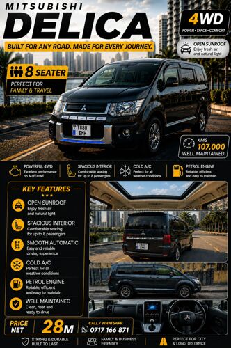 Delica Mitsubishi 4WD 8 Seats