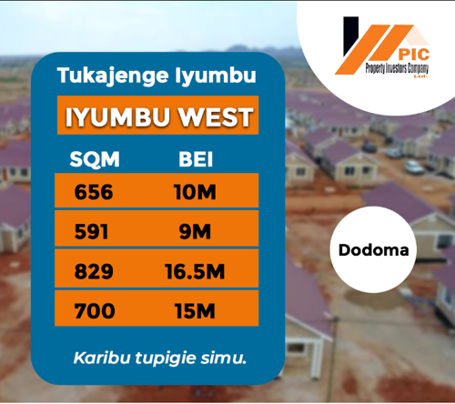 Kiwanja Iyumbu West- Dodoma 