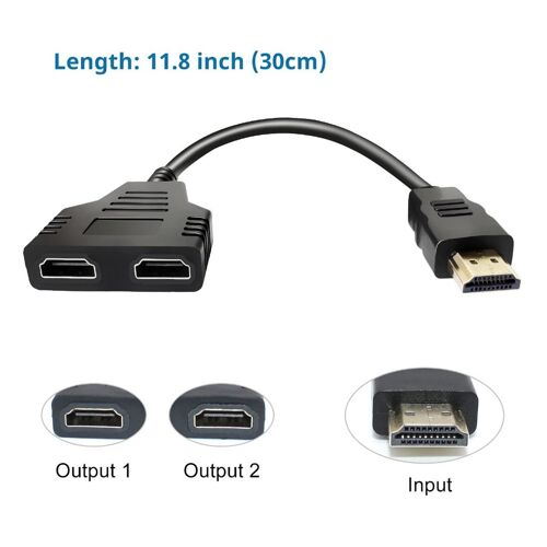 BATU HDMI Splitter Adapter Cab