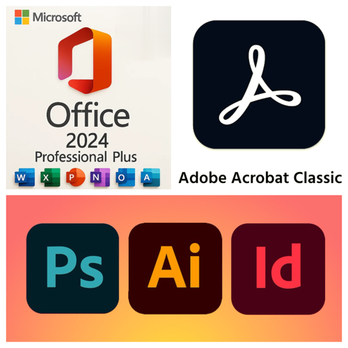 Microsoft Office 2024 + Adobes
