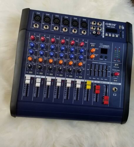 powered mixer 6 channels
